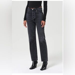 AGOLDE High Rise Pinch Straight Jeans